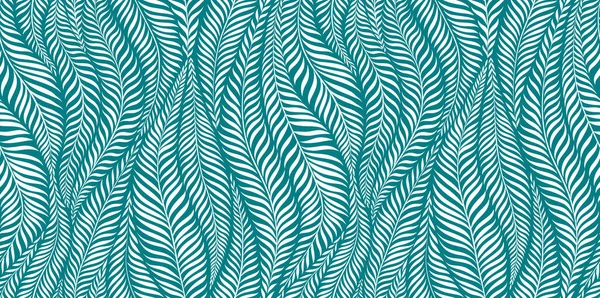Luxury Seamless Pattern Palm Leaves Modern Stylish Floral Background Vector — Vector de stock