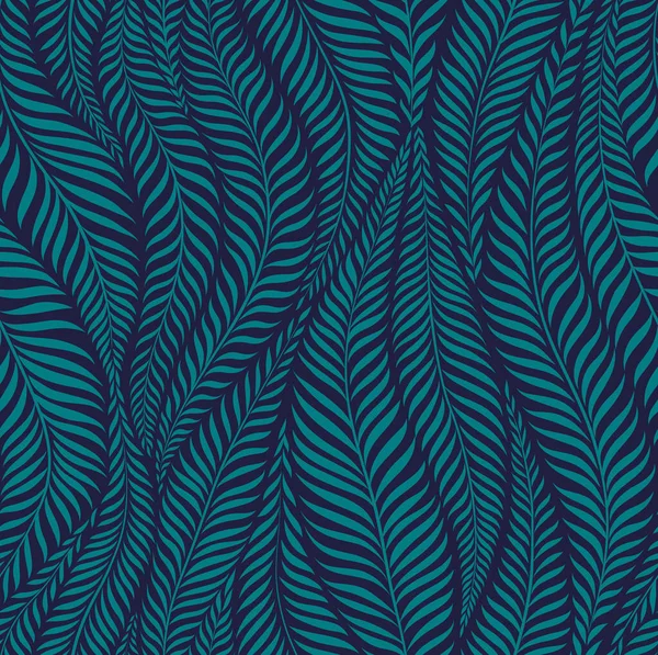 Luxury Seamless Pattern Palm Leaves Modern Stylish Floral Background Vector — Stockvektor