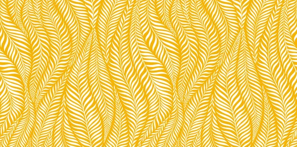 Luxury Seamless Pattern Palm Leaves Modern Stylish Floral Background Vector — Stock vektor
