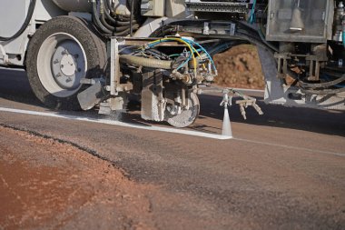 Friedrichsschwerz yakınlarındaki A143 'ün inşaat alanında yol işareti..