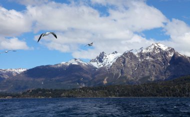 Lake Nahuel Huapi, Patagonia, Argentina clipart