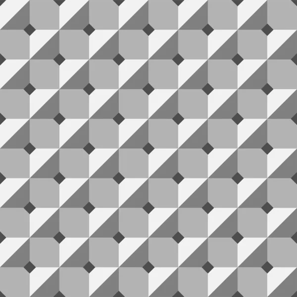 Abstract Naadloos Monochroom Patroon Vector Geometrische Achtergrond Eps — Stockvector
