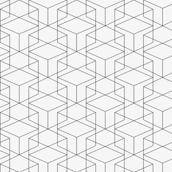 Sömlösa Geometriska Linjer Mönster Abstrakt Bakgrund Vektor Illustration Tapet Vektor — Stock vektor