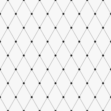 Kusursuz çizgiler. Modern stil dokusu. Noktalı geometrik fayanslar tekrarlanıyor.