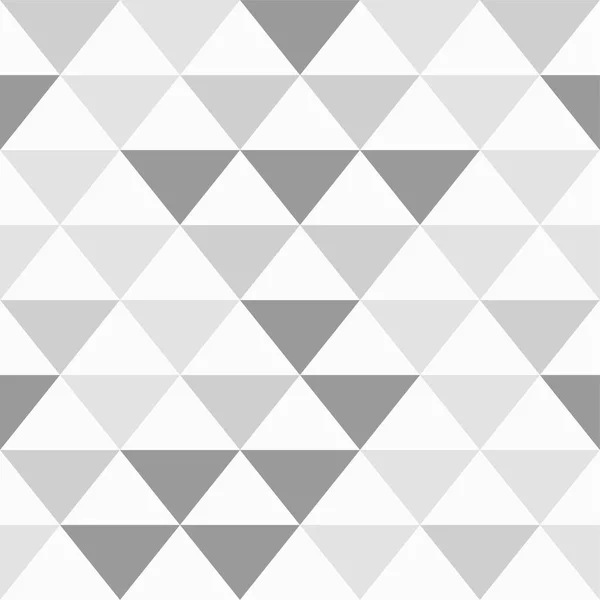 三角形 ベクトル図 黒とグレー 壁紙の装飾とシームレスな幾何学模様 — ストックベクタ