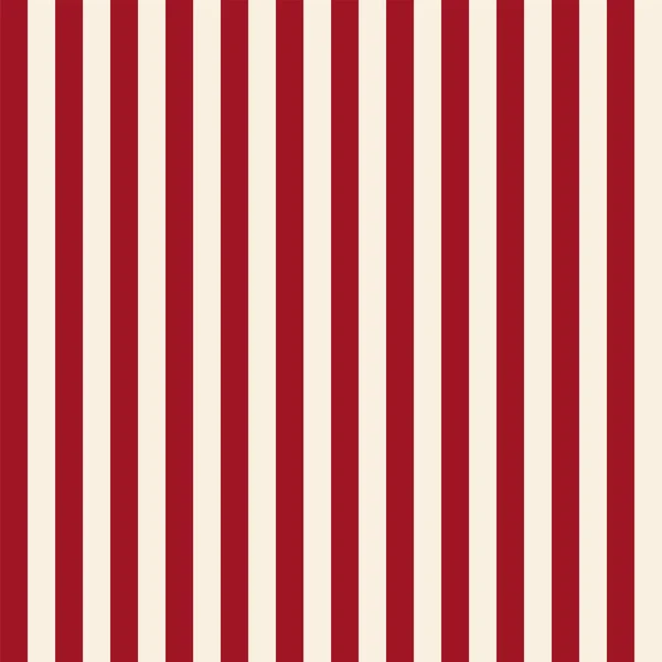 赤と白の縞模様のシームレスなパターンベクトルイラスト壁紙ベクトル — ストックベクタ