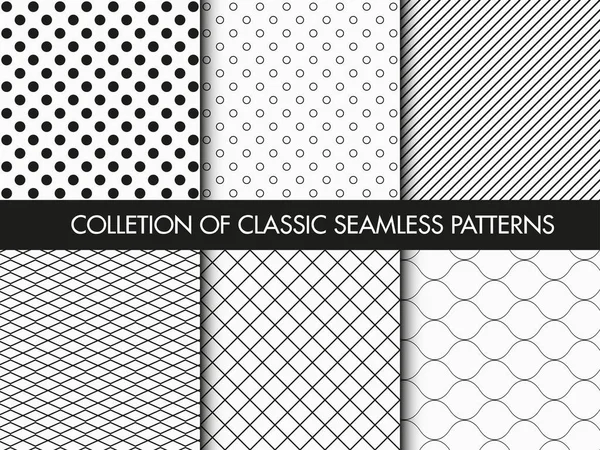 Geometrik elementlere sahip bir dizi kusursuz desen. vektör eps10