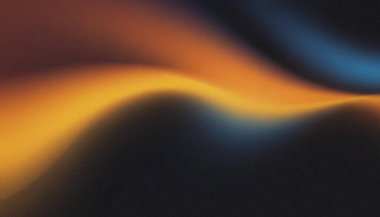 Canlı Orange ve Mavi Gradyan Soyut Dalgaları - Sanatsal Güzellik