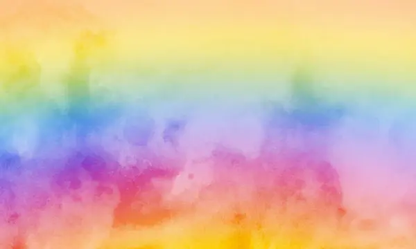 Beyaz arkaplanda soyut renkli suluboya. Dijital resim.