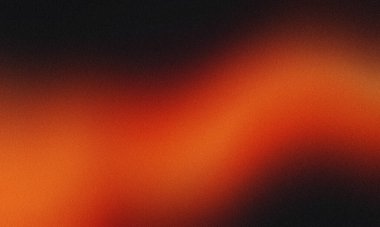 Canlı turuncu ve siyah soyut arkaplan ve eğim etkisi