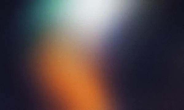 Sıcak Turuncu ve Mavi Yeşil Bulanık Soyut Arkaplan Tonu