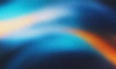 Kalın Koyu Mavi ve Turuncu Soyut Renk Şeması