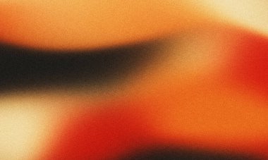 Turuncu Sarı ve Siyah Gradyan Tasarım Elemanı