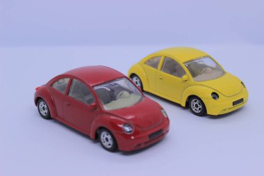 İki farklı arabanın portresi.