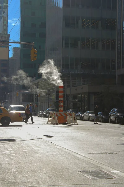 New York New York Usa Oktober 2014 Dampfdampf Wird Durch — Stockfoto