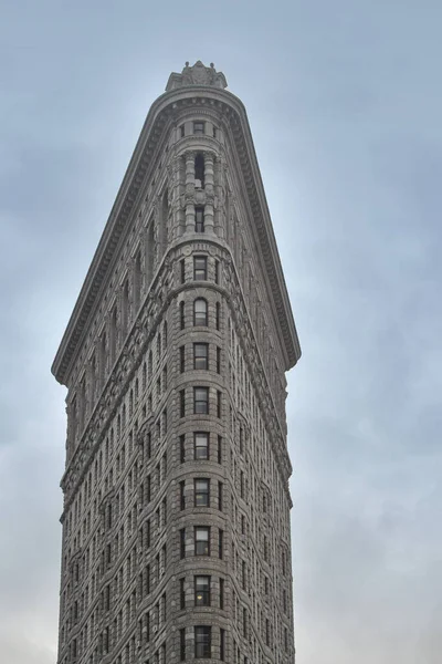 ニューヨーク ニューヨーク アメリカ 2014年 平成26年 8月15日 フラットアイアンビルファサード 最初の高層ビルの一つ — ストック写真