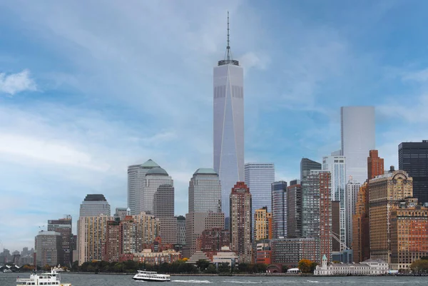 Nowy Jork Usa Października 2014 One World Trade Center Manhattan — Zdjęcie stockowe