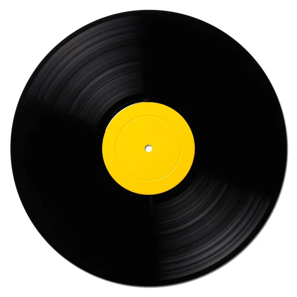 Inch Vinyl Record Isolated White Background Clipping Paths Royalty Free Stock Photos
