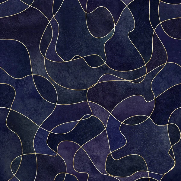 Soyut Modern Düz Geometrik Sıvı Şekil Kusursuz Desen Oluşturur Renkli — Stok fotoğraf