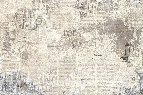 Újságpapír Grunge Öregített Újságpapír Minta Háttér Vintage Régi Újságok Sablon — Stock Fotó