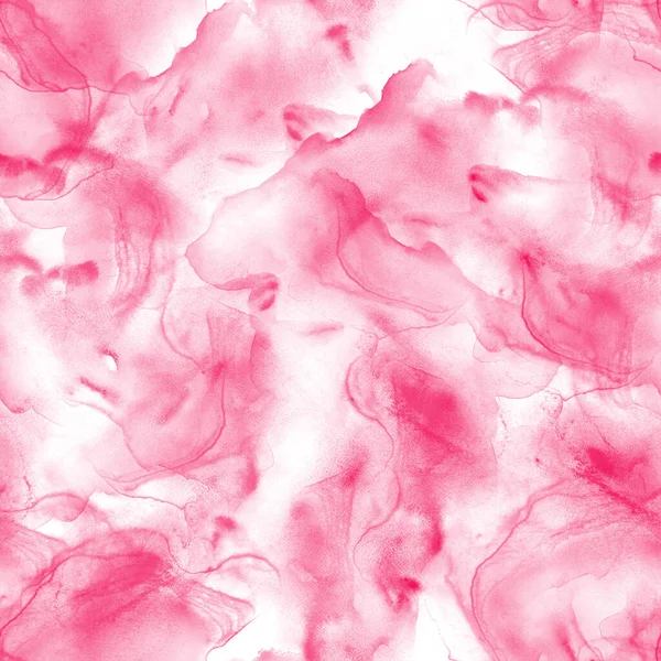 색깔의 수채화 물보라가 배경을 장식한다 손으로 분홍색 얼룩을 가시없는 요소들을 — 스톡 사진