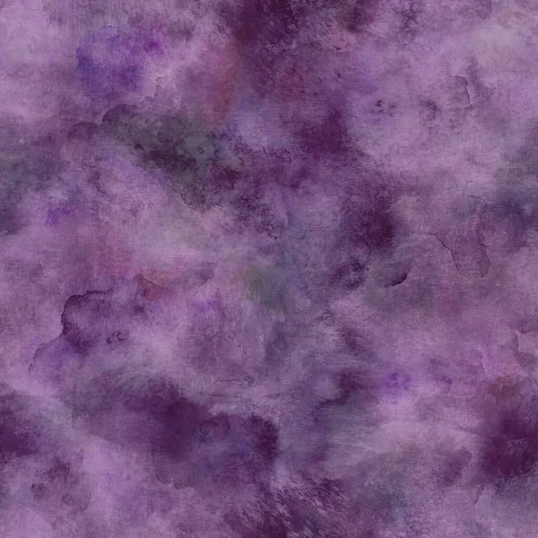 Abstrait Aquarelle Indigo Ciel Fond Taches Lilas Violet Dessinées Main — Photo