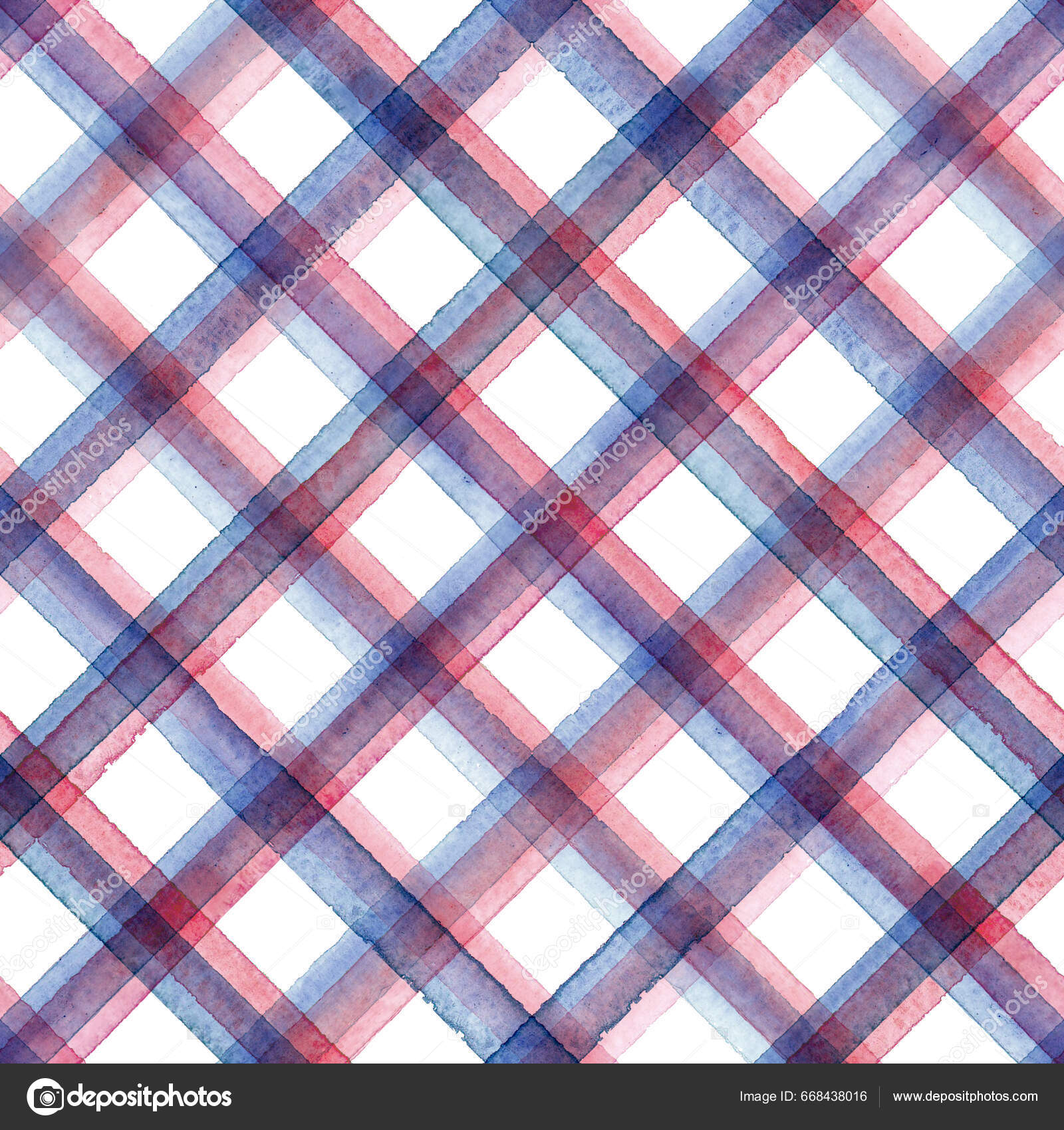 Colorful Striped Stripes Pattern Background. Vector Watercolor