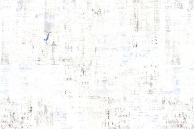 Eski, grunge gazete kağıdı dokusu arka planı. Bulanık eski gazete arkaplanı. Yazı için yeri olan okunamayan eski bir gazete sayfası. Gri beyaz kolaj haber sayfaları arka planı.