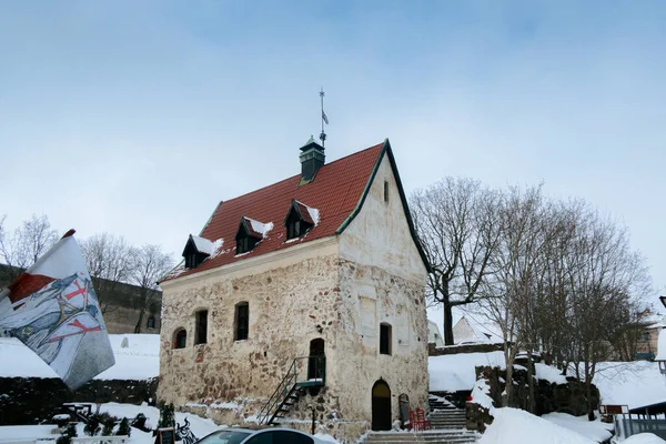 Utsikt Över Medeltida Hus Från Talet Bruger Estate Stone Manor — Stockfoto