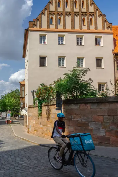 Nuremberga Alemanha Julho 2023 Belas Ruas Bem Tratadas Cidade Velha — Fotografia de Stock
