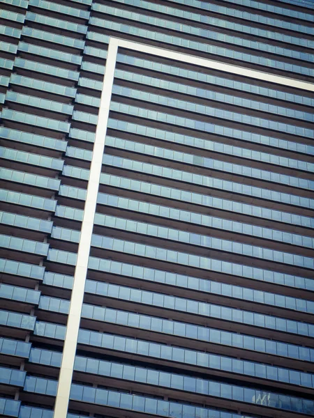 Vollbild Einer Futuristischen Gebäudefassade — Stockfoto