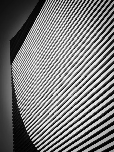 Arquitectura Moderna Blanco Negro — Foto de Stock