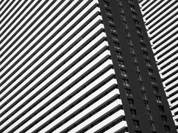 Schwarz Weiß Bild Moderner Architektur — Stockfoto