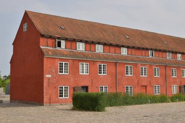 Kopenhag 'daki Kastellet' in güzel mimarisi.