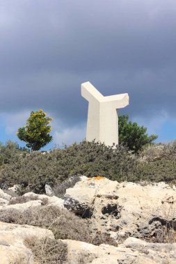 Ayia Napa, Kıbrıs. 24 Ekim 2024. Ayia Napa Heykel Parkı 'ndaki güzel sanat eserleri.