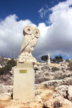 Ayia Napa, Kıbrıs. 1 Kasım 2024. Ayia Napa Heykel Parkı 'ndaki güzel sanat eserleri.