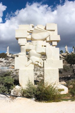 Ayia Napa, Cyprus. November 2, 2024. Beautiful sartworks in Ayia Napa International Sculpture Park. clipart