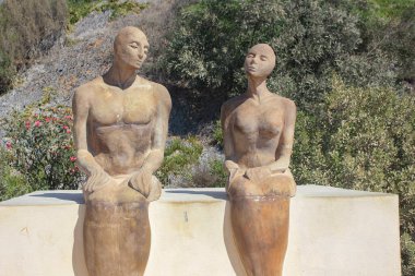 Ayia Napa, Cyprus. November 2, 2024. Beautiful sartworks in Ayia Napa International Sculpture Park. clipart