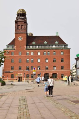 Malmo, Sweden. December 6, 2024. Old Royal Post Office building in Malmo, Sweden. clipart