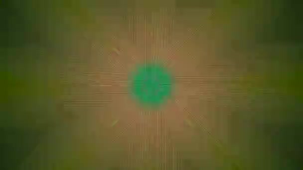 Мечтательный Мандала Сюрреалистическое Искусство Сияющий Бесконечный Фон Гипнотический Туннель Смеси — стоковое видео