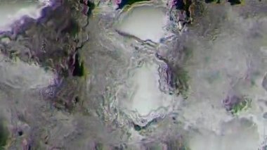 Çok renkli arıza efekti. Gürültülü, gümüş renkli, yanardöner arka plan. Yaratıcı kullanım için psikedelik seyahat taklidi. 