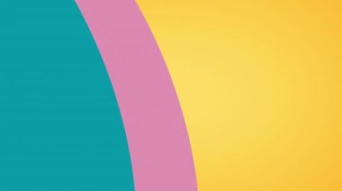 Moda soyut geometrik yaratıcılık arka planı, farklı şekil ve renkler, modaya uygun hareket arkaplanı. Yüksek kaliteli canlandırma.