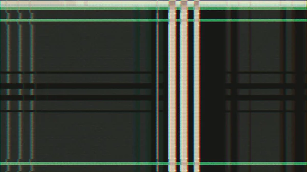 Simulation Visuelle Distorsion Analogique Pépins Fond Psychédélique Abstrait Vieille Cassette — Photo