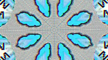 Dijital veri arızası fütürist nostaljik yanardöner arka plan. Hareket tasarımı için sürrealistik etki. 