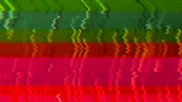 Dati Astratti Errore Sfondo Olografico Sci Dinamico Distorsioni Luce Uso — Video Stock