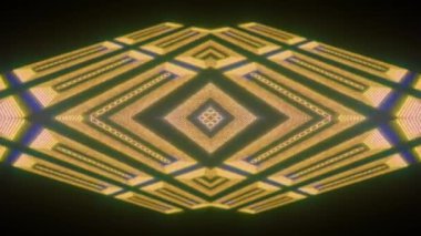 Soyut neon teknolojisi siberpunk rüya gibi dijital kavram dalgalı yanardöner arka plan. Projeniz için yaratıcı hareket döngüsü grafiği. 