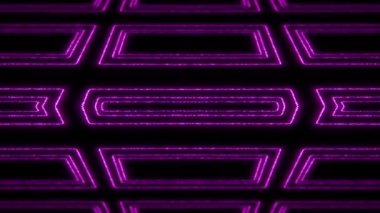 Soyut neon teknolojisi siberpunk rüya gibi dijital kavram dalgalı yanardöner arka plan. Projeniz için yaratıcı hareket döngüsü grafiği. 