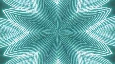 Sıradan bir kaleydoskop soyut geometrik hata efekti bilim kurgu halüsinojenik yanardağ arka planı. Yaratıcı iş sunumu video konsepti.