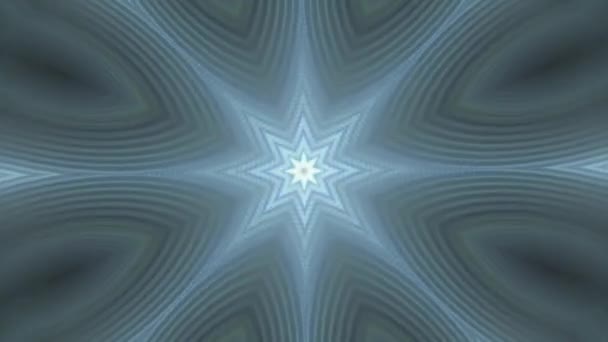 Casual Caleidoscoop Abstract Geometrisch Glitch Effect Sci Psychedelische Iriserende Achtergrond — Stockvideo
