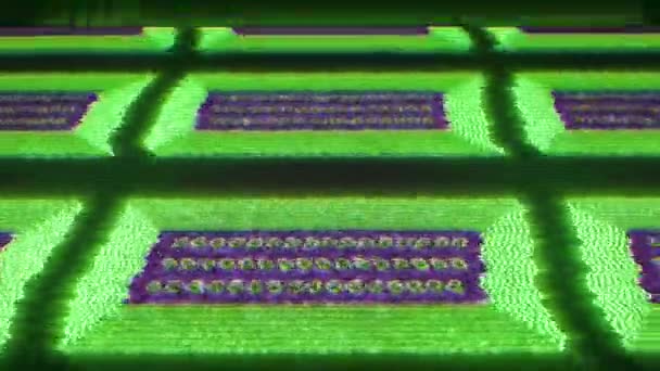 Abstrak Glitch Geometric Displacement Effect Sci Glitch Presentasi Bisnis Latar — Stok Video